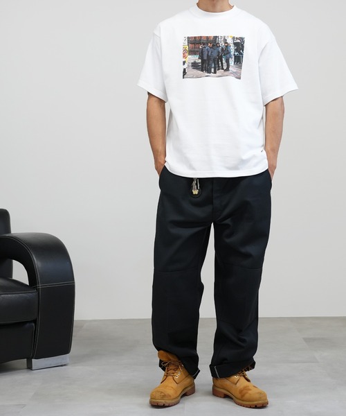 BASIS(ベイシス)の「SANDER LAND 8.2ozオーガニックコットン Team 半袖Tシャツ(Tシャツ/カットソー・メンズ・ホワイト/ブラック・MEDIUM/LARGE/X-LARGE)」の11枚目の写真