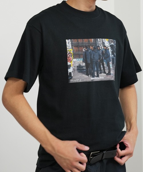 BASIS(ベイシス)の「SANDER LAND 8.2ozオーガニックコットン Team 半袖Tシャツ(Tシャツ/カットソー・メンズ・ホワイト/ブラック・MEDIUM/LARGE/X-LARGE)」の18枚目の写真