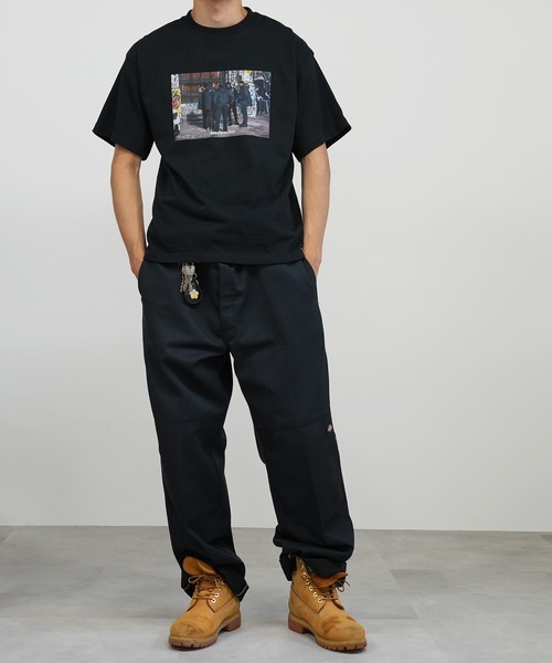 BASIS(ベイシス)の「SANDER LAND 8.2ozオーガニックコットン Team 半袖Tシャツ(Tシャツ/カットソー・メンズ・ホワイト/ブラック・MEDIUM/LARGE/X-LARGE)」の21枚目の写真