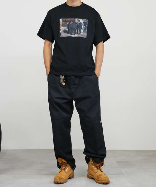 BASIS(ベイシス)の「SANDER LAND 8.2ozオーガニックコットン Team 半袖Tシャツ(Tシャツ/カットソー・メンズ・ホワイト/ブラック・MEDIUM/LARGE/X-LARGE)」の22枚目の写真