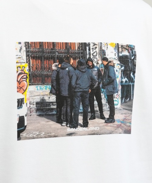 BASIS(ベイシス)の「SANDER LAND 8.2ozオーガニックコットン Team 半袖Tシャツ(Tシャツ/カットソー・メンズ・ホワイト/ブラック・MEDIUM/LARGE/X-LARGE)」の13枚目の写真