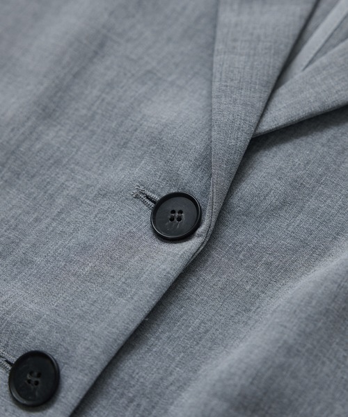 ROPE'（ロペ）の「【洗える】リネンライクコンパクトジャケット/セットアップ対応【WEB・一部店舗限定】（テーラードジャケット・レディース・ベージュ系その他2/グレー・36/38）」の14枚目の写真