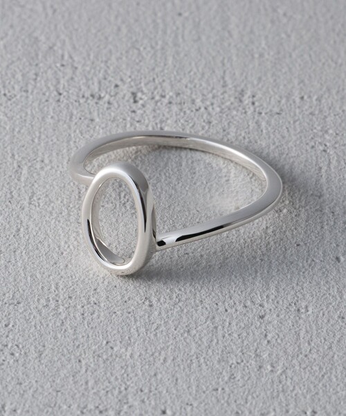 and cloud（アンドクラウド）の「Ink Window Ring（リング・レディース・シルバー/ブルー・#15/#13/#11/#9）」の5枚目の写真