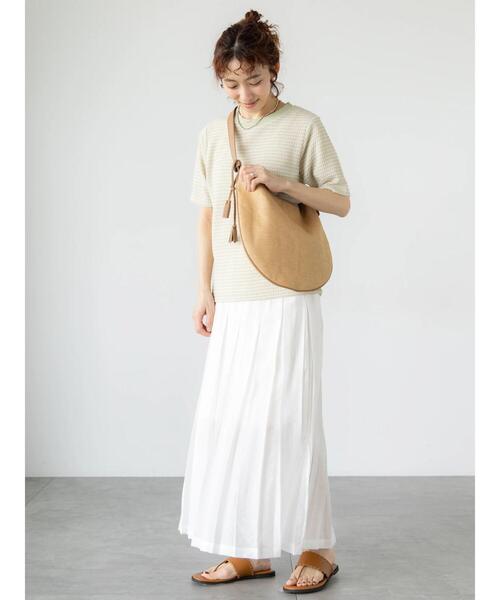 Lugnoncure(ルノンキュール)の「ハニカム柄カットジャカードトップス(その他トップス・レディース・ミント/ブラック/グレー・F)」の8枚目の写真