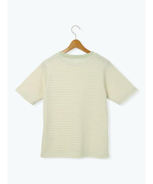 Lugnoncure(ルノンキュール)の「ハニカム柄カットジャカードトップス(その他トップス・レディース・ミント/ブラック/グレー・F)」の16枚目の写真