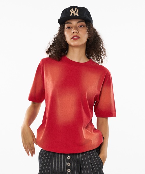 WISH FOR EVER（ウィッシュフォーエバー）の「SUN FADE DRWA CODE SHORT TEE / サンフェードドローコードショートTシャツ（Tシャツ/カットソー・メンズ・ネイビー/パープル/ブラック/レッド/ブラウン/グリーン/ピンク・SMALL/MEDIUM/LARGE）」の7枚目の写真