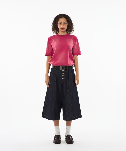 WISH FOR EVER（ウィッシュフォーエバー）の「SUN FADE DRWA CODE SHORT TEE / サンフェードドローコードショートTシャツ（Tシャツ/カットソー・メンズ・ネイビー/パープル/ブラック/レッド/ブラウン/グリーン/ピンク・SMALL/MEDIUM/LARGE）」の19枚目の写真