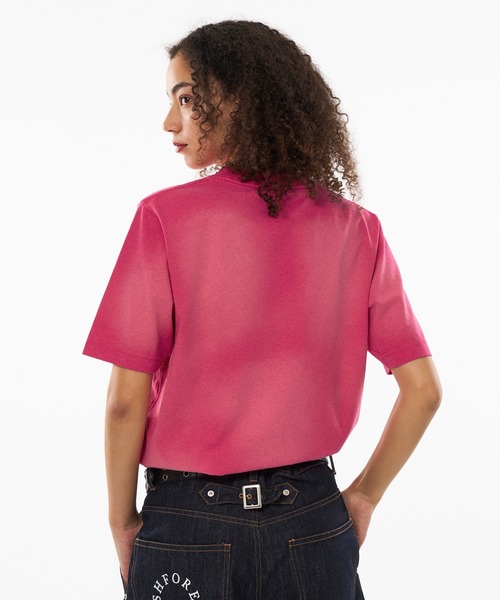 WISH FOR EVER（ウィッシュフォーエバー）の「SUN FADE DRWA CODE SHORT TEE / サンフェードドローコードショートTシャツ（Tシャツ/カットソー・メンズ・ネイビー/パープル/ブラック/レッド/ブラウン/グリーン/ピンク・SMALL/MEDIUM/LARGE）」の18枚目の写真