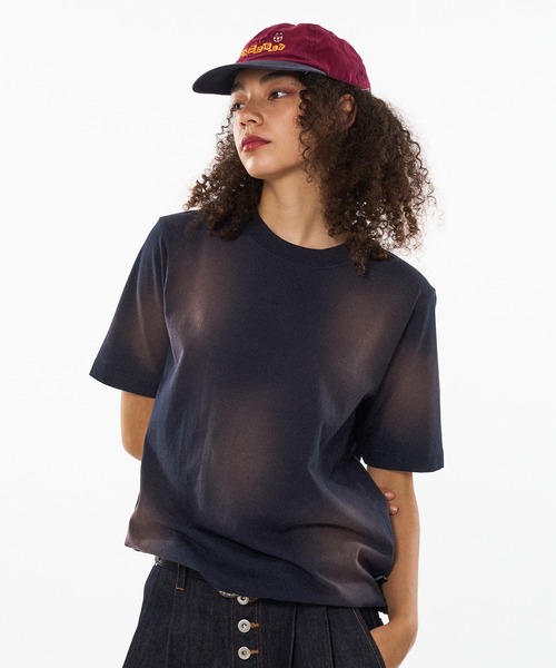 セール】SUN FADE DRWA CODE SHORT TEE / サンフェードドロー