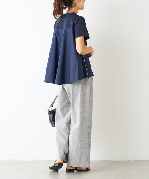 BEARDSLEY（ビアズリー）の「レイヤード風カットソー（Tシャツ/カットソー・レディース・ネイビー/ホワイト・FREE）」の13枚目の写真