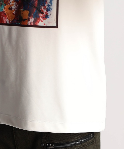 NICOLE CLUB FOR MEN(ニコルクラブフォーメン)の「【25モデルEC限定再販売】アラカルトプリント半袖Tシャツ(Tシャツ/カットソー・メンズ・ホワイト系1/ホワイト系2/ホワイト系3・MEDIUM/LARGE/X-LARGE)」の11枚目の写真