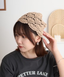 クロシェ編み」に該当するニットキャップ/ビーニーファッション通販