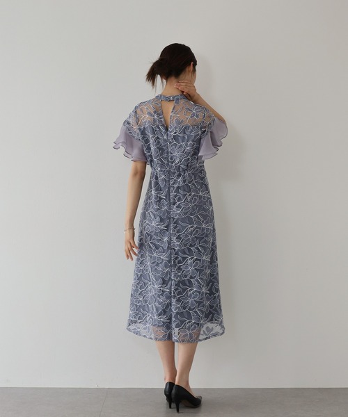 【HOBBS LONDON】Ami レース スパンコール ミディドレス 送料込□Hobbs London□Ami レース スパンコール ミディ ドレス