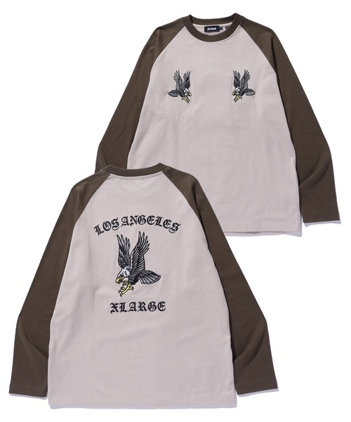 EAGLE RAGLAN L/S TEE（Tシャツ/カットソー）｜XLARGE