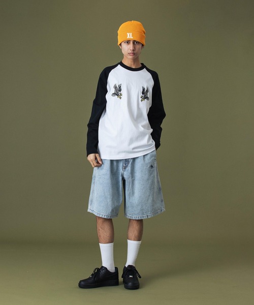 スサシ すさしっち Raglan ロンT XL EAGLE RAGLAN L/S TEE（Tシャツ/カットソー）｜XLARGE（エクストラ