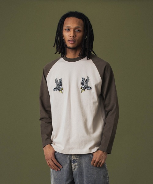 EAGLE RAGLAN L/S TEE（Tシャツ/カットソー）｜XLARGE（エクストラ