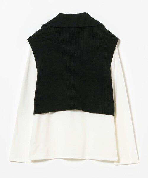 B:MING by BEAMS（ビーミングバイビームス）の「【セットアイテム】ベスト × ロング Tシャツ セット（ベスト・レディース・グレー/ホワイト系その他5/ブラック・ONE SIZE）」の19枚目の写真