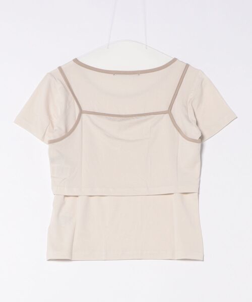 Heather(ヘザー)の「HOLiC カット2PTEE 497282(Tシャツ/カットソー・レディース・ライトブルー/グレー/アイボリー・FREE)」の19枚目の写真