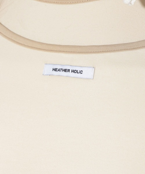 Heather(ヘザー)の「HOLiC カット2PTEE 497282(Tシャツ/カットソー・レディース・ライトブルー/グレー/アイボリー・FREE)」の16枚目の写真