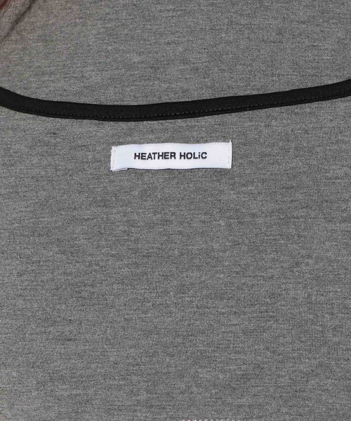 Heather(ヘザー)の「HOLiC カット2PTEE 497282(Tシャツ/カットソー・レディース・ライトブルー/グレー/アイボリー・FREE)」の17枚目の写真