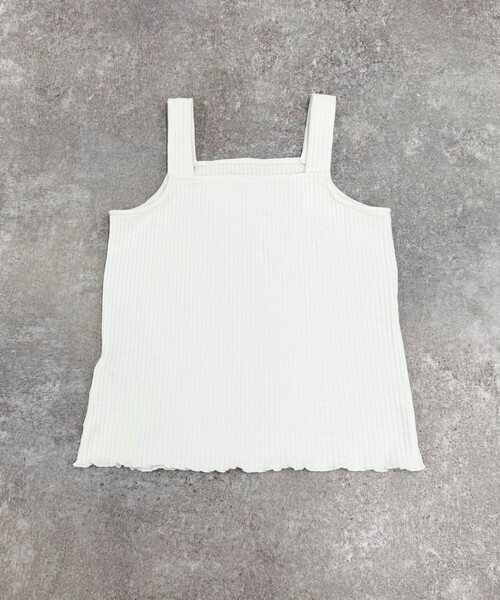 fredy emue（フレディエミュ）の「スラブテレコタンクトップ（Tシャツ/カットソー・レディース・ブラウン/オフホワイト/チャコールグレー/レッド・38）」の14枚目の写真