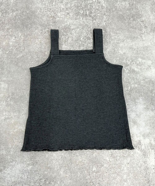 fredy emue（フレディエミュ）の「スラブテレコタンクトップ（Tシャツ/カットソー・レディース・ブラウン/オフホワイト/チャコールグレー/レッド・38）」の18枚目の写真