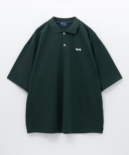 PENNEYS(ぺニーズ)の「PENNEY'S カノコポロシャツ【ユニセックス】(ポロシャツ・メンズ・ホワイト/オリーブ/サックスブルー/ネイビー・L/XL/M)」の2枚目の写真