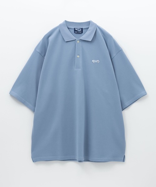 PENNEYS(ぺニーズ)の「PENNEY'S カノコポロシャツ【ユニセックス】(ポロシャツ・メンズ・ホワイト/オリーブ/サックスブルー/ネイビー・L/XL/M)」の4枚目の写真