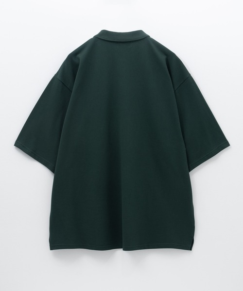 PENNEYS(ぺニーズ)の「PENNEY'S カノコポロシャツ【ユニセックス】(ポロシャツ・メンズ・ホワイト/オリーブ/サックスブルー/ネイビー・L/XL/M)」の8枚目の写真