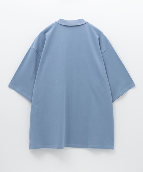 PENNEYS(ぺニーズ)の「PENNEY'S カノコポロシャツ【ユニセックス】(ポロシャツ・メンズ・ホワイト/オリーブ/サックスブルー/ネイビー・L/XL/M)」の12枚目の写真