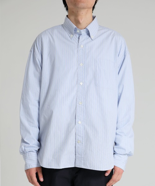 DELUXE(デラックス)の「ALLEN(シャツ/ブラウス・メンズ・ブルー/ホワイト・LARGE/MEDIUM)」の2枚目の写真