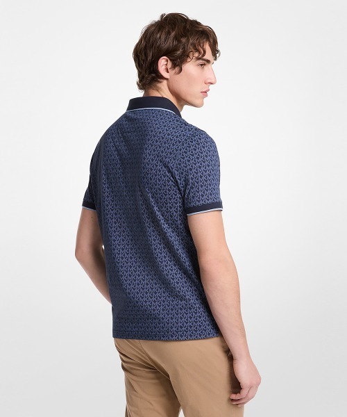 MICHAEL KORS(マイケルコース)の「MKシグネチャー ポロ(ポロシャツ・メンズ・ブルー系・XS)」の4枚目の写真