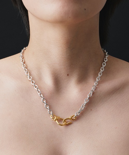Fauvirame（フォーヴィレイム）の「Fern Chain Necklace（ネックレス・レディース・ゴールド・MEDIUM/LARGE/SMALL）」の6枚目の写真