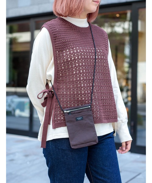STANDARD SUPPLY（スタンダードサプライ）の「[ STANDARD SUPPLY ] SIMPLICITY SLING PURSE M / スリングパースM（ショルダーバッグ・レディース・ダークブラウン・M）」の3枚目の写真