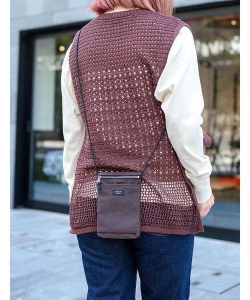 STANDARD SUPPLY（スタンダードサプライ）の「[ STANDARD SUPPLY ] SIMPLICITY SLING PURSE M / スリングパースM（ショルダーバッグ・レディース・ダークブラウン・M）」の5枚目の写真