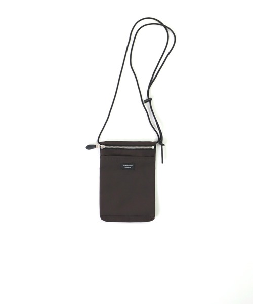STANDARD SUPPLY（スタンダードサプライ）の「[ STANDARD SUPPLY ] SIMPLICITY SLING PURSE M / スリングパースM（ショルダーバッグ・レディース・ダークブラウン・M）」の8枚目の写真