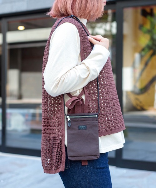 STANDARD SUPPLY（スタンダードサプライ）の「[ STANDARD SUPPLY ] SIMPLICITY SLING PURSE M / スリングパースM（ショルダーバッグ・レディース・ダークブラウン・M）」の17枚目の写真
