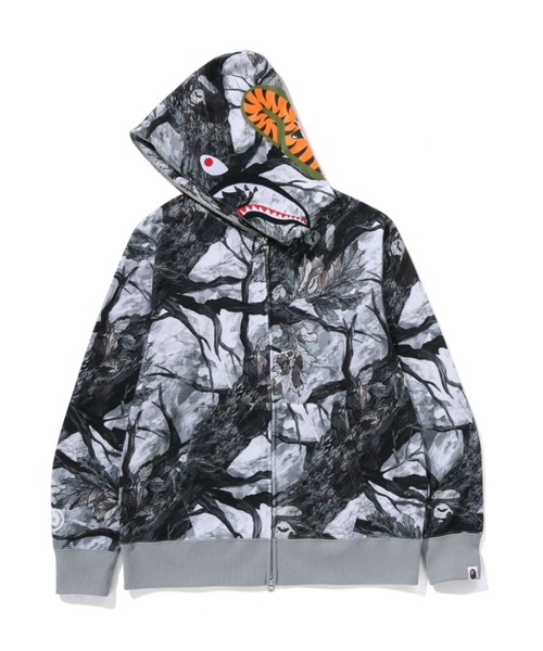 TREE EDGE CAMO SHARK FULL ZIP HOODIE（パーカー）｜A BATHING