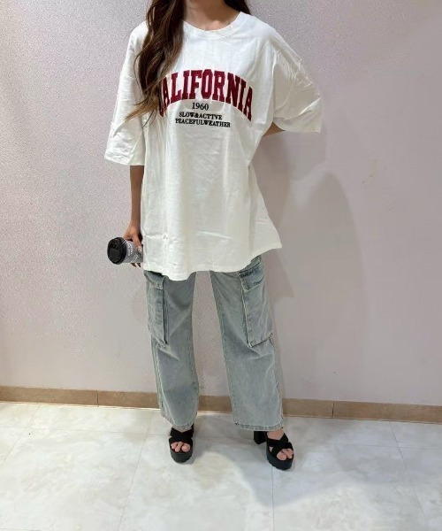 【25AW NEW】LOEWE_women / コットンジャージー 刺繍入りTシャツ LOEWE コットンジャージー Tシャツ ロゴ刺繍入り | ミスターポーター