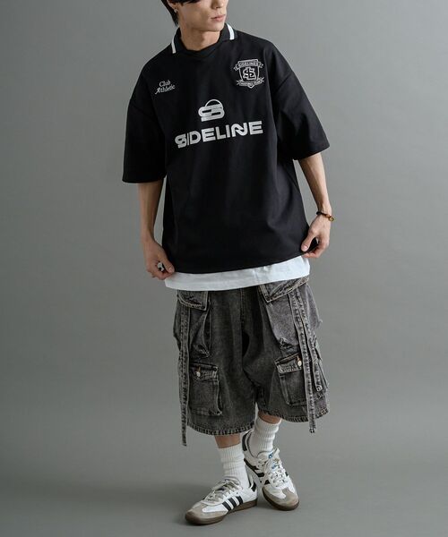 CRAFT STANDARD BOUTIQUE（クラフトスタンダードブティック）の「デニムテクノカーゴショードパンツ（カーゴパンツ・メンズ・ブラック/インディゴブルー・L/XL/M）」の7枚目の写真