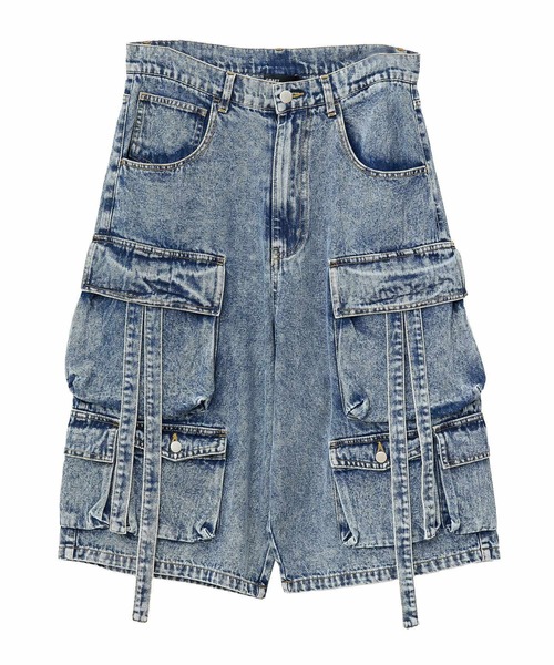 CRAFT STANDARD BOUTIQUE（クラフトスタンダードブティック）の「デニムテクノカーゴショードパンツ（カーゴパンツ・メンズ・ブラック/インディゴブルー・L/XL/M）」の18枚目の写真