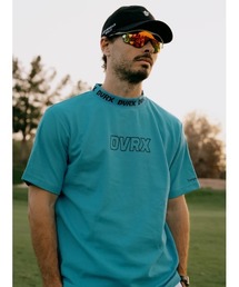 DEVEREUX GOLF（デヴァローゴルフ）の「Classic Logo Rib モックネッククロコTシャツ（Tシャツ/カットソー）」