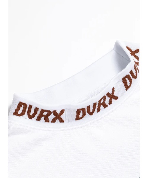 DEVEREUX GOLF（デヴァローゴルフ）の「Classic Logo Rib モックネッククロコTシャツ（Tシャツ/カットソー・メンズ・オレンジ/アクア/ホワイト/ブラック・MEDIUM/LARGE/SMALL/X-LARGE）」の6枚目の写真