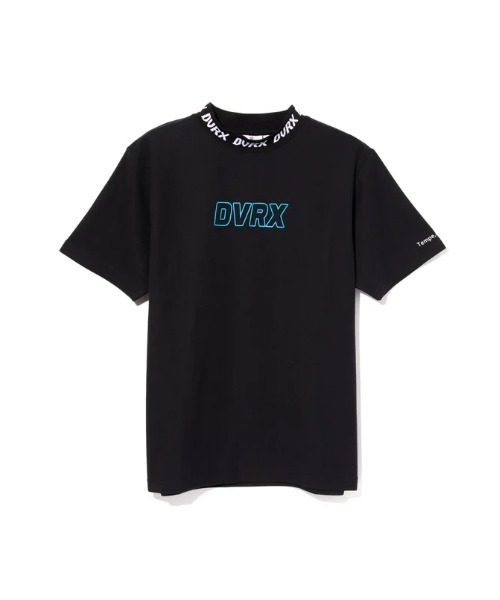 DEVEREUX GOLF（デヴァローゴルフ）の「Classic Logo Rib モックネッククロコTシャツ（Tシャツ/カットソー・メンズ・オレンジ/アクア/ホワイト/ブラック・MEDIUM/LARGE/SMALL/X-LARGE）」の9枚目の写真