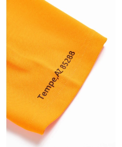 DEVEREUX GOLF（デヴァローゴルフ）の「Classic Logo Rib モックネッククロコTシャツ（Tシャツ/カットソー・メンズ・オレンジ/アクア/ホワイト/ブラック・MEDIUM/LARGE/SMALL/X-LARGE）」の16枚目の写真