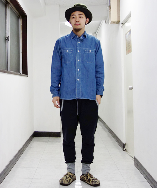 ALDIES（アールディーズ）の「Broadway Shirts シャンブレーシャツ（シャツ/ブラウス・メンズ・ネイビー/ブルー・MEDIUM/SMALL/LARGE）」の11枚目の写真