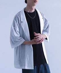 osharewalker（オシャレウォーカー）の「『シアーテーラードシャツジャケット』（テーラードジャケット）」