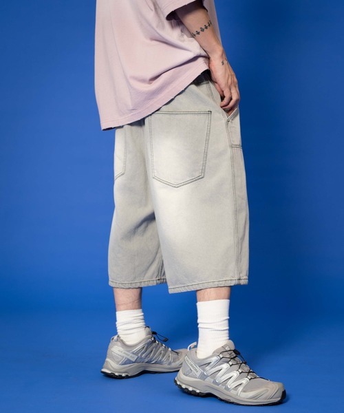 LTR DEPTH(レイターデプス)の「LTR DEPTH/ダブルニーロゴデニムショーツ(デニムパンツ・メンズ・ブラック系2/グレー・MEDIUM/LARGE)」の21枚目の写真