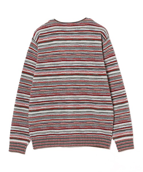BEAMS PLUS(ビームスプラス)の「マルチストライプ カーディガン(カーディガン/ボレロ・メンズ・オレンジ/レッド・XL/L/M/S)」の14枚目の写真