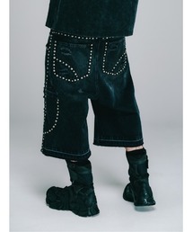 BREATH（ブレス）の「SUICIDE STUDS DENIM SHORTS（その他パンツ）」